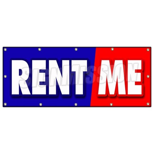 RENT ME BANNER SIGN tools trucks cars building furniture party goods